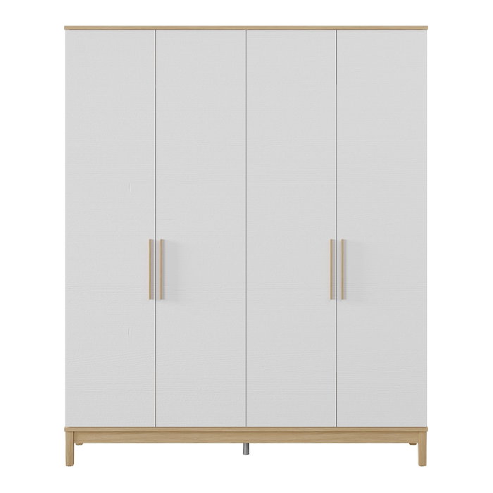 Hanah Home Etto Mm1.44.63.U1 Madera y Roble Blanco Hanah Home Etto Mm1.44.63.U1 Madera y Roble Blanco